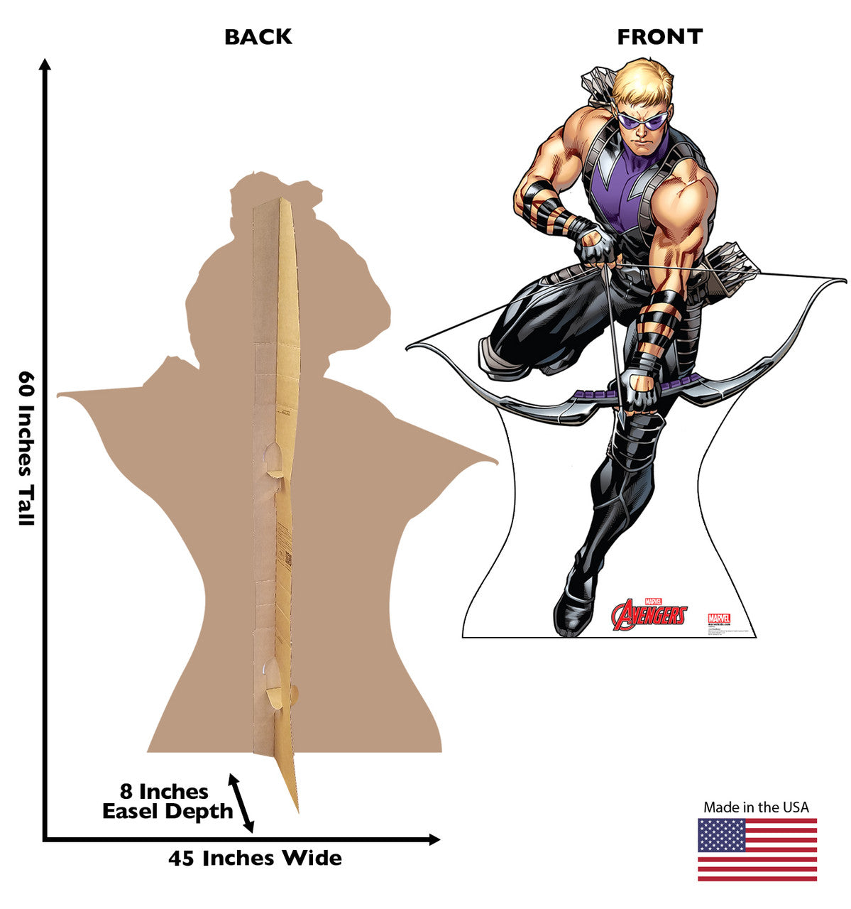 Hawkeye Life-Size Cutout