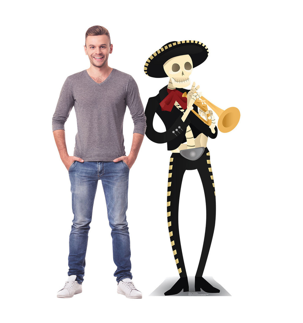 Vibrant Day of The Dead Mariachi Standee