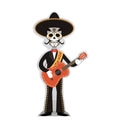 Day of the Dead Guitar Player Cutout