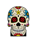 Vibrant Day of The Dead Skull Cutout