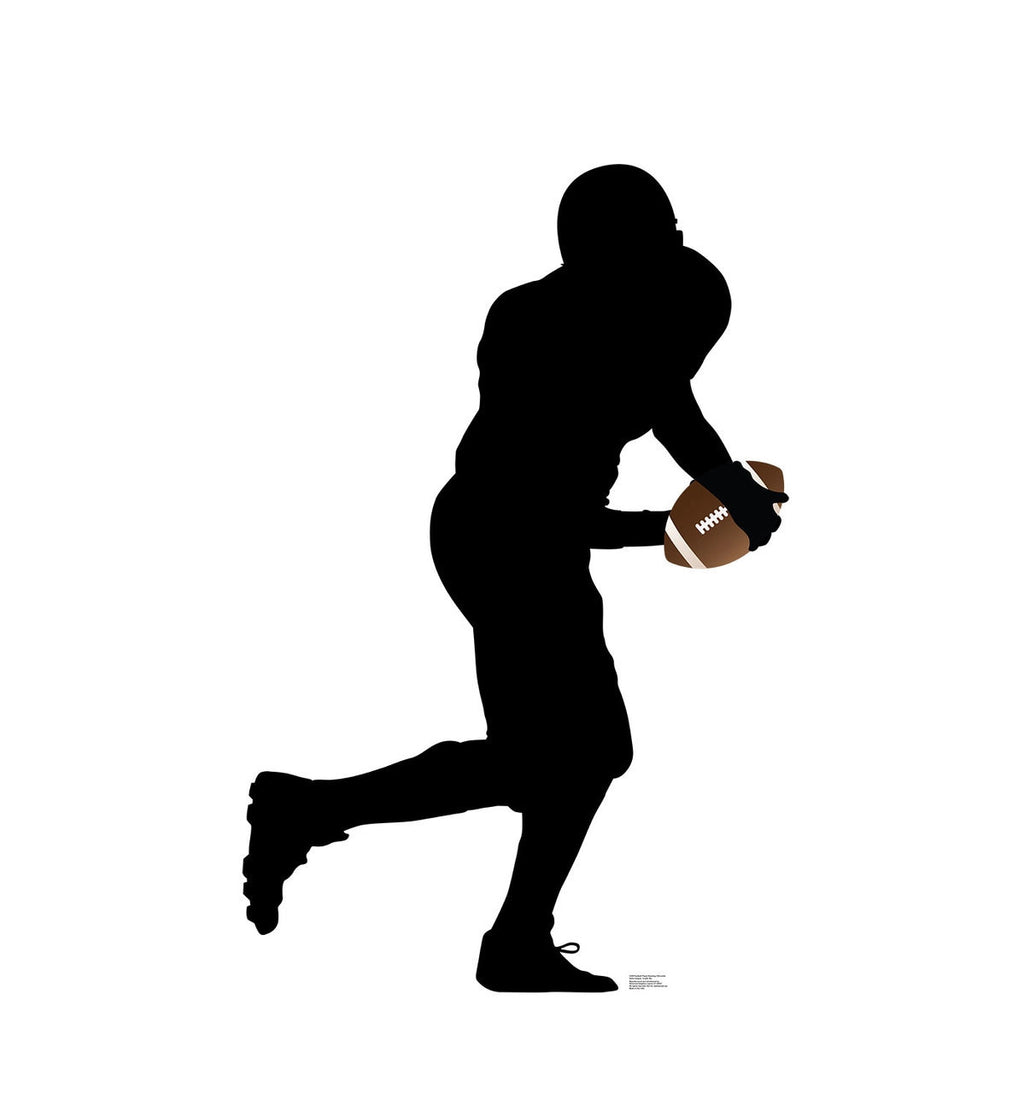 Dynamic Football Player Standee
