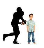 Dynamic Football Player Standee