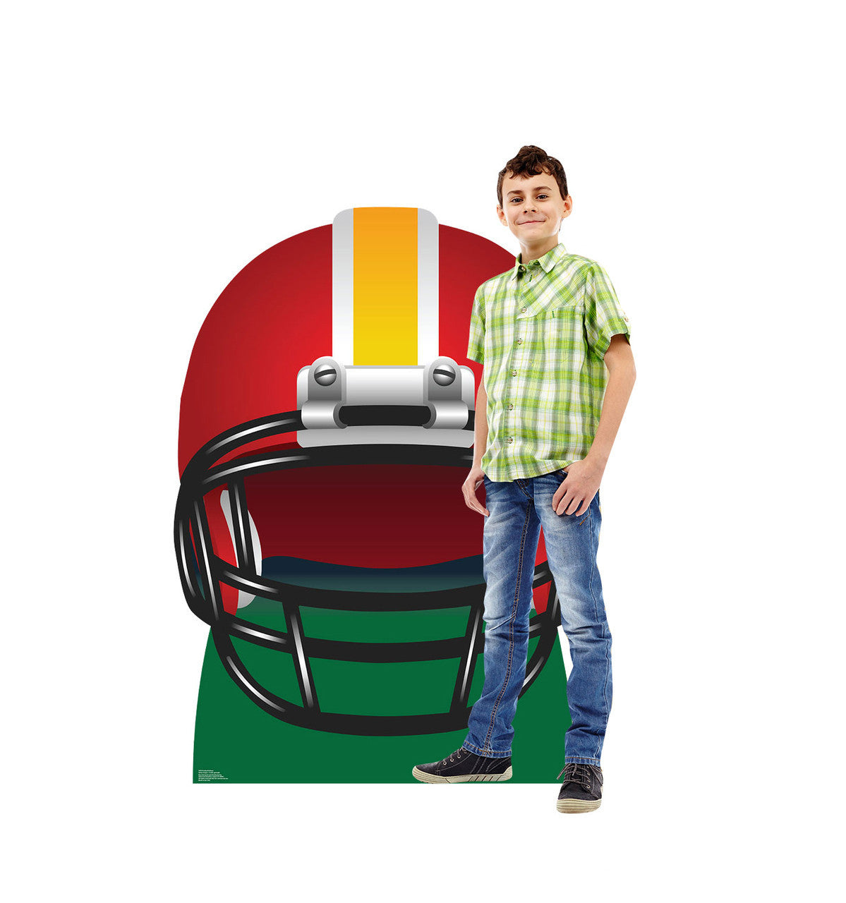 Football Helmet Standee