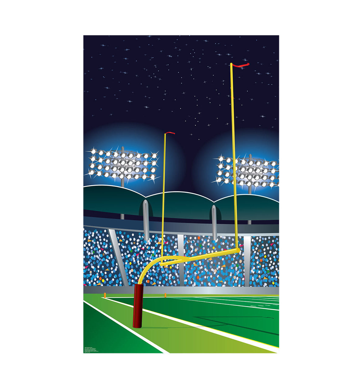 Ultimate Football Goal Post Cutout