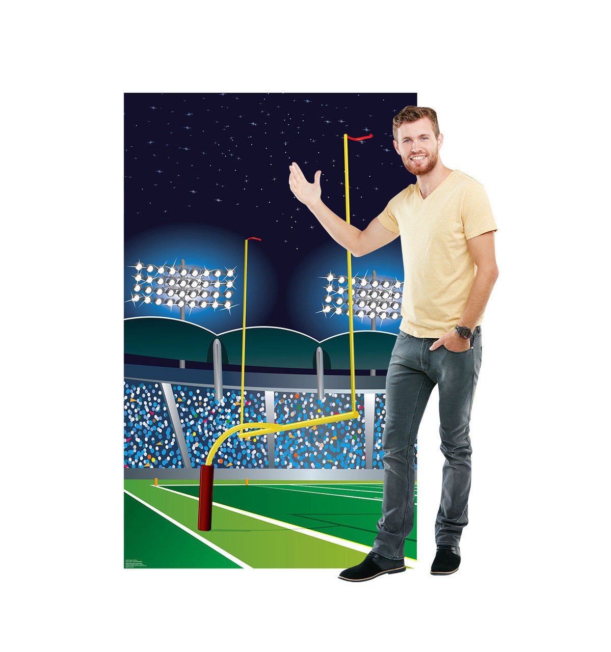 Ultimate Football Goal Post Cutout