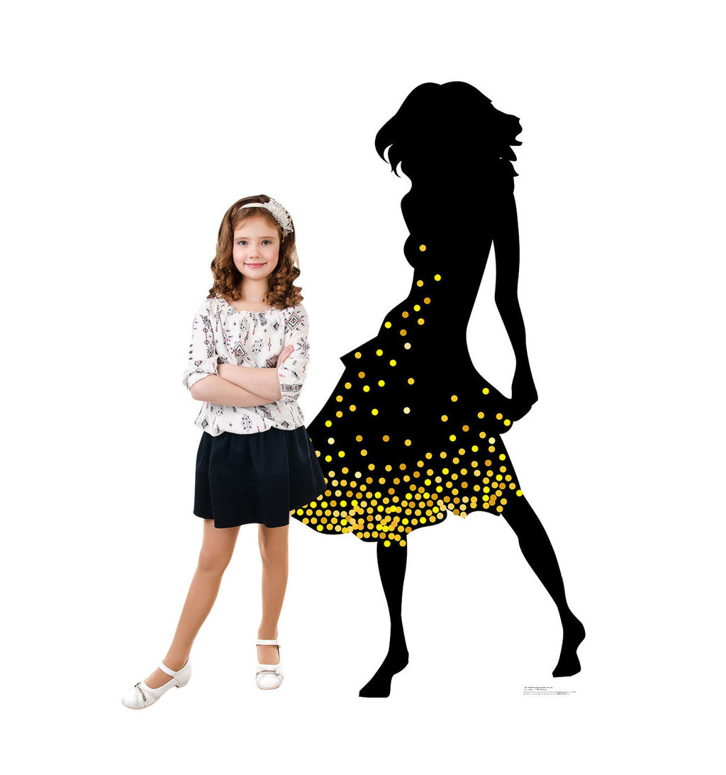Lively Dancer in Sparkling Yellow