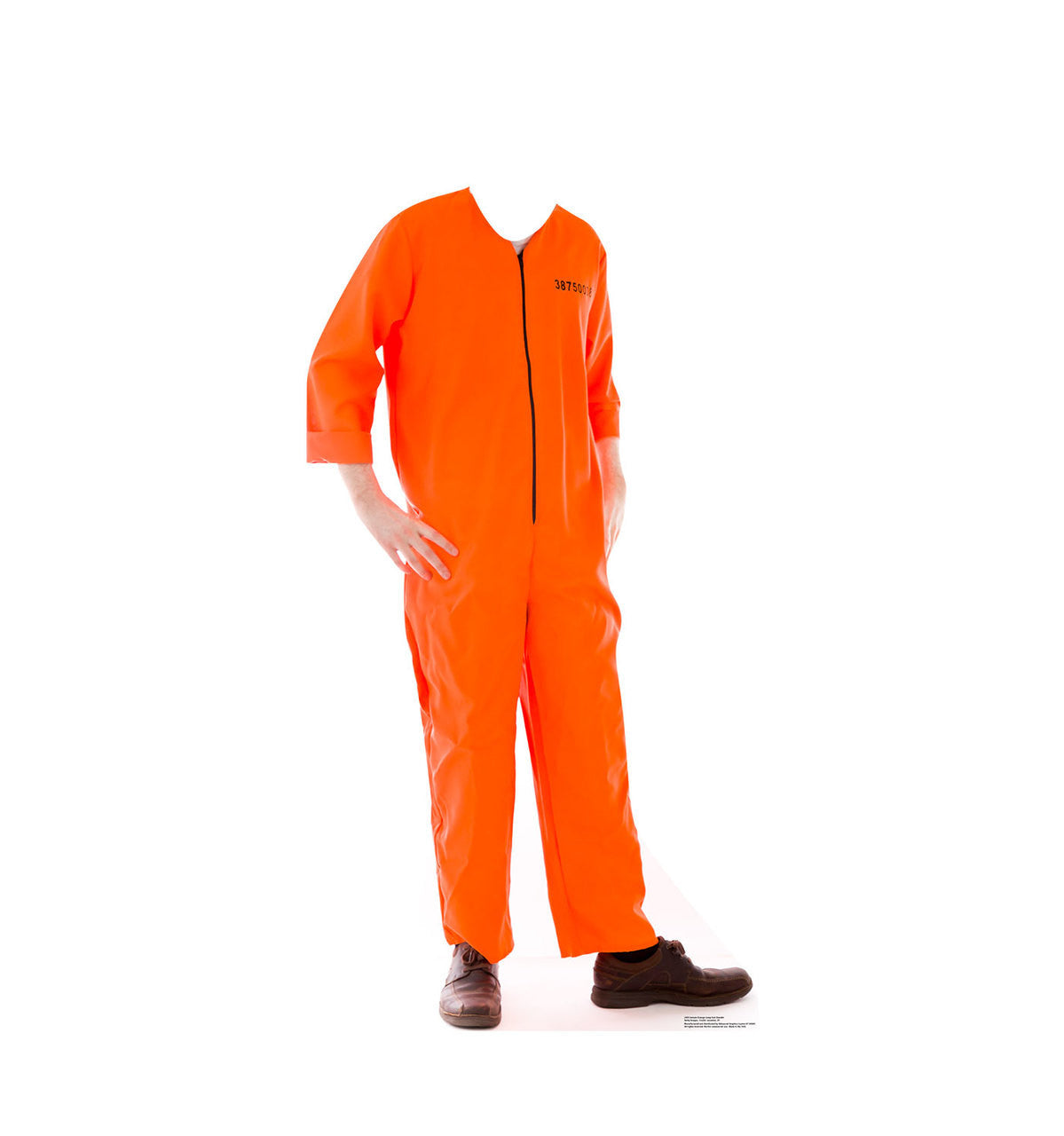 Inmate in Orange: Lifesize Stand-In