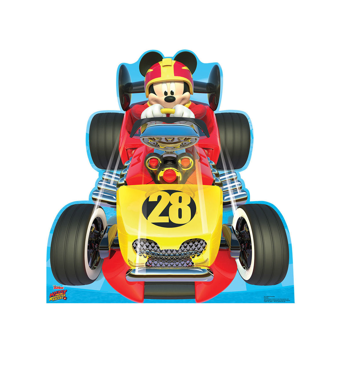 Mickey's Thrilling Roadster Cutout