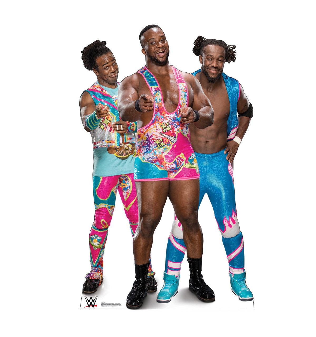 WWE New Day Lifesize Cardboard Standee - Big E, Kofi, and Xavier