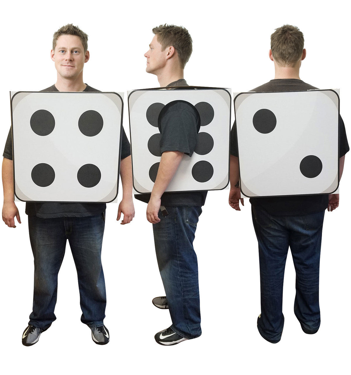 3D Dice Costume Cutout