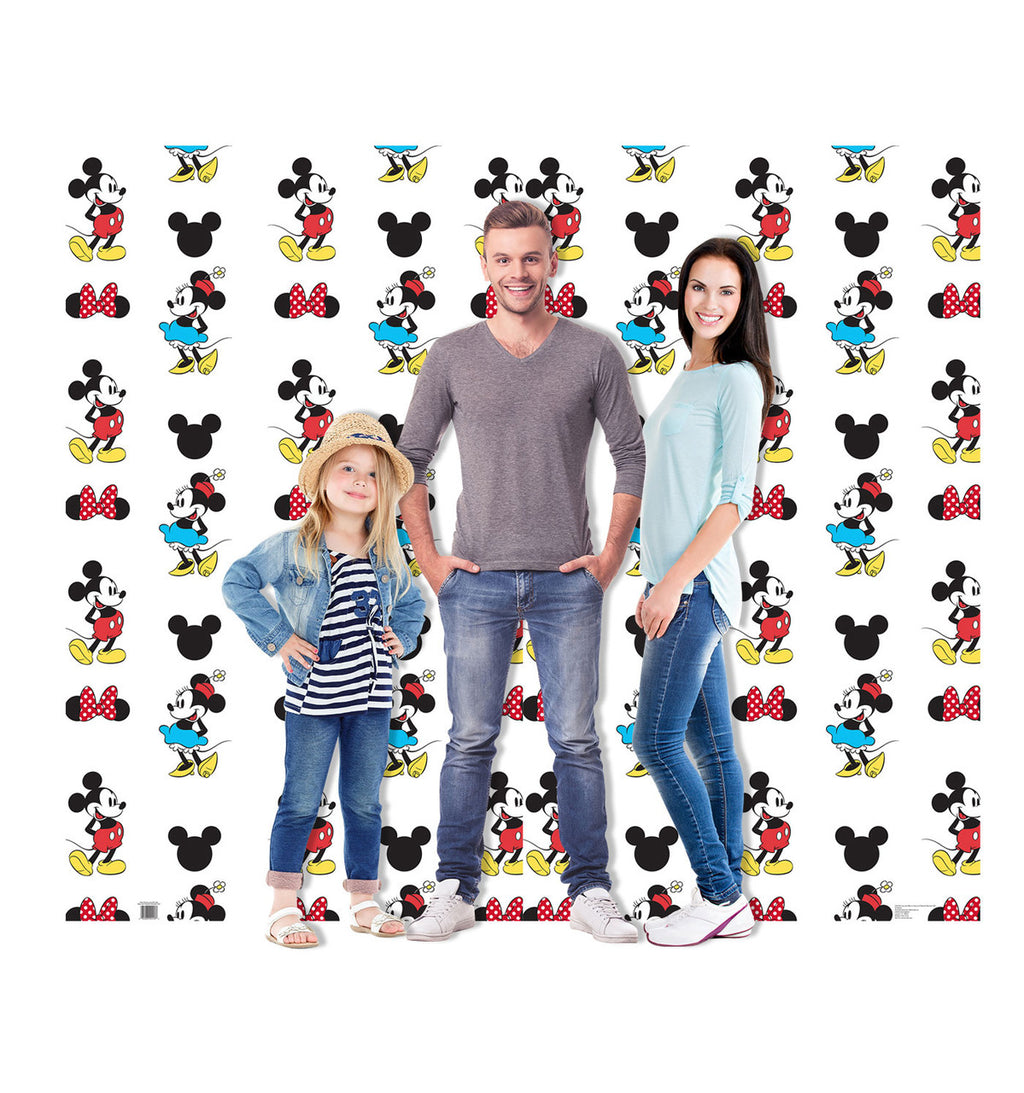 Mickey & Minnie Life-Size Fun Cutout