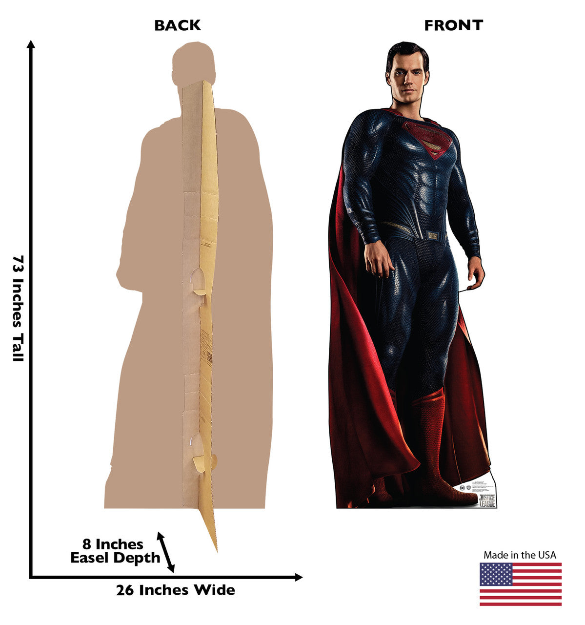 Lifelike Superman Cardboard Cutout