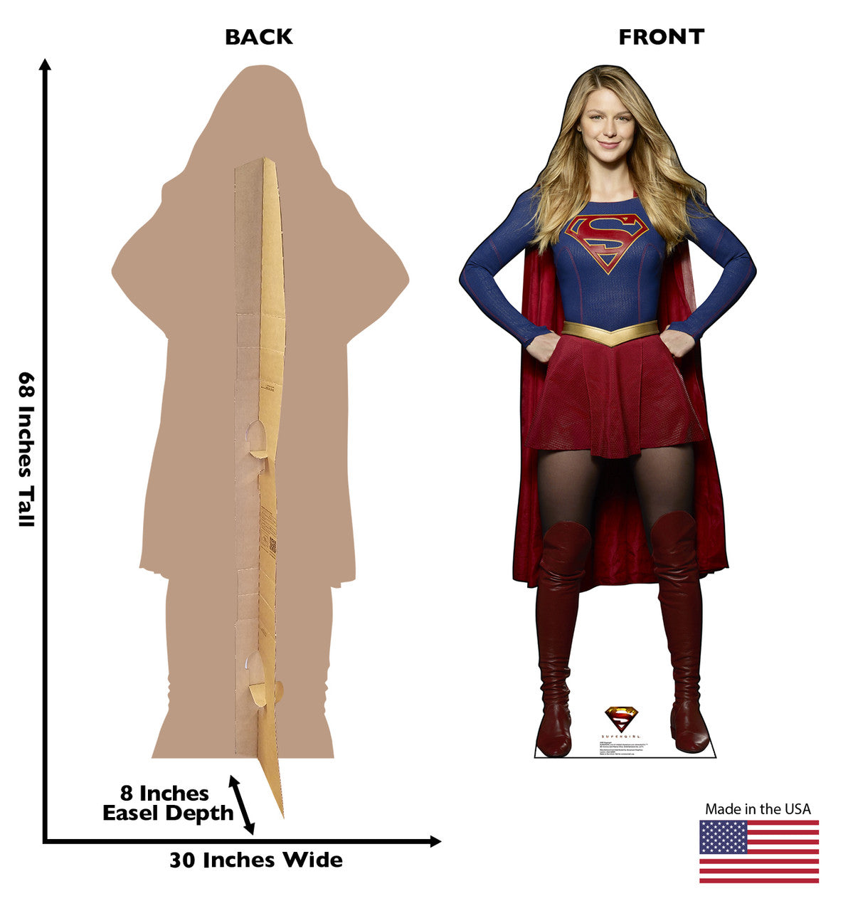 Supergirl Life-Size Cardboard Cutout