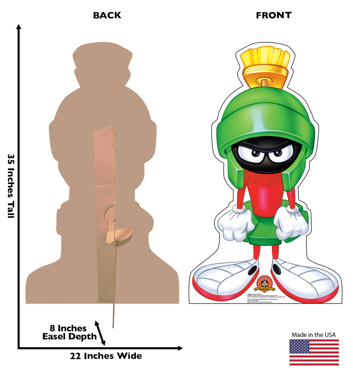 Marvin the Martian Standee - Fun and Quirky!