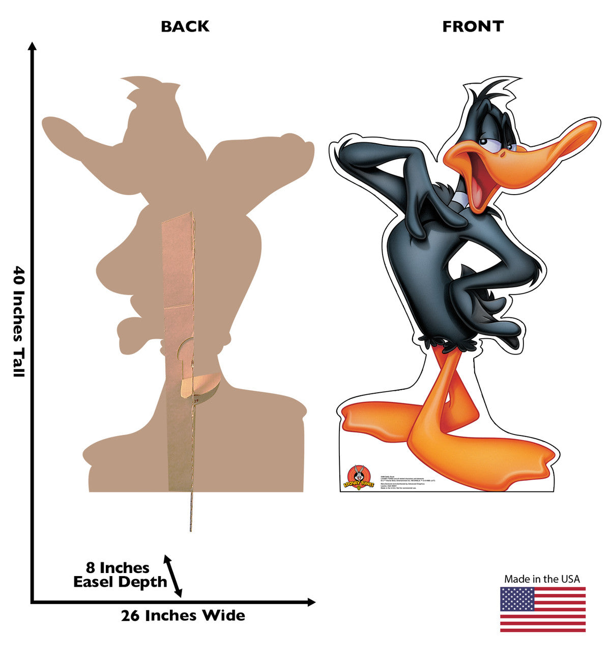 Daffy Duck Standee - Looney Tunes Fun!