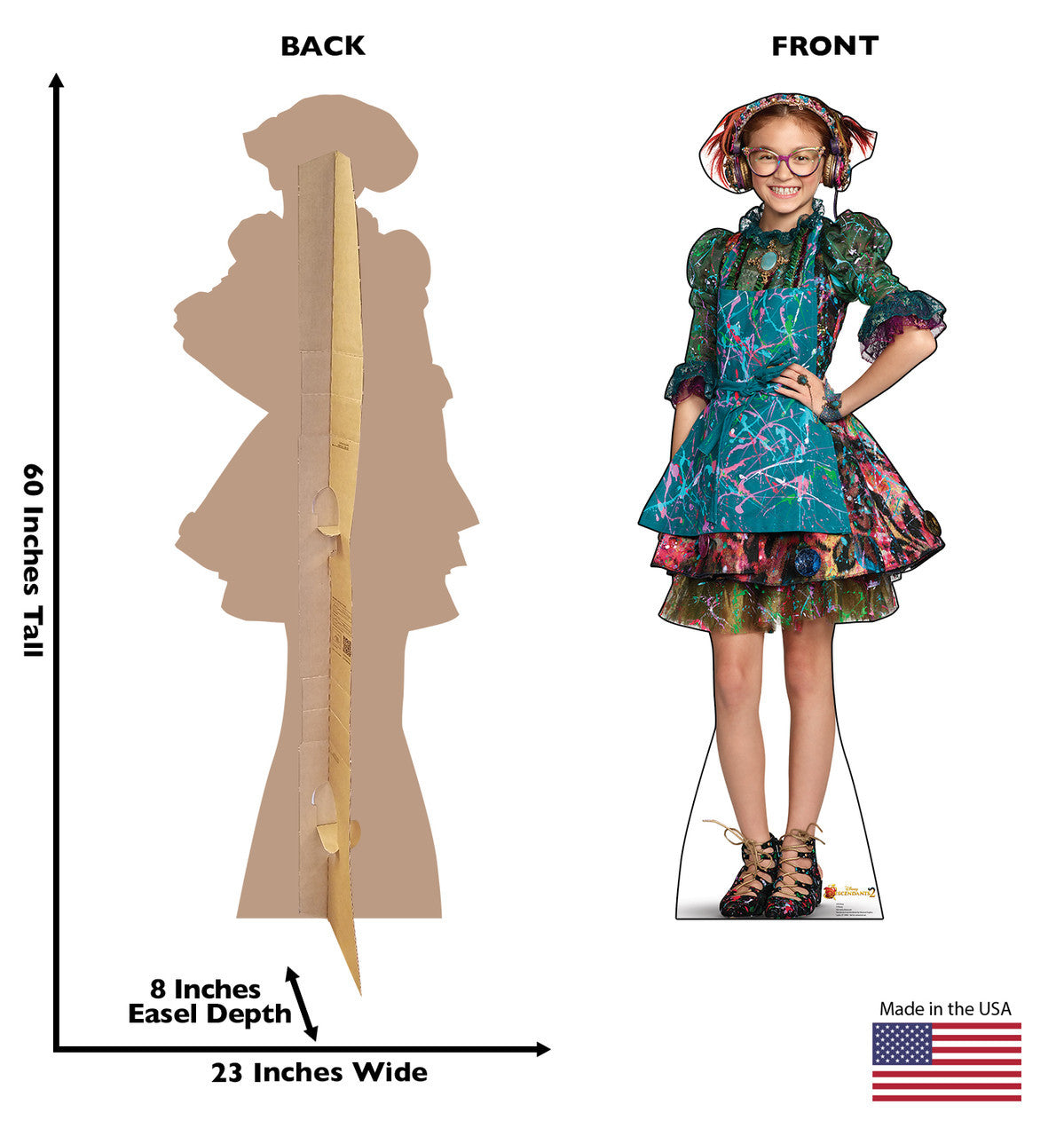Standout Cardboard Cutout of Dizzy from Disney's Descendants 2