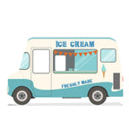 Delightful Ice Cream Truck Standee