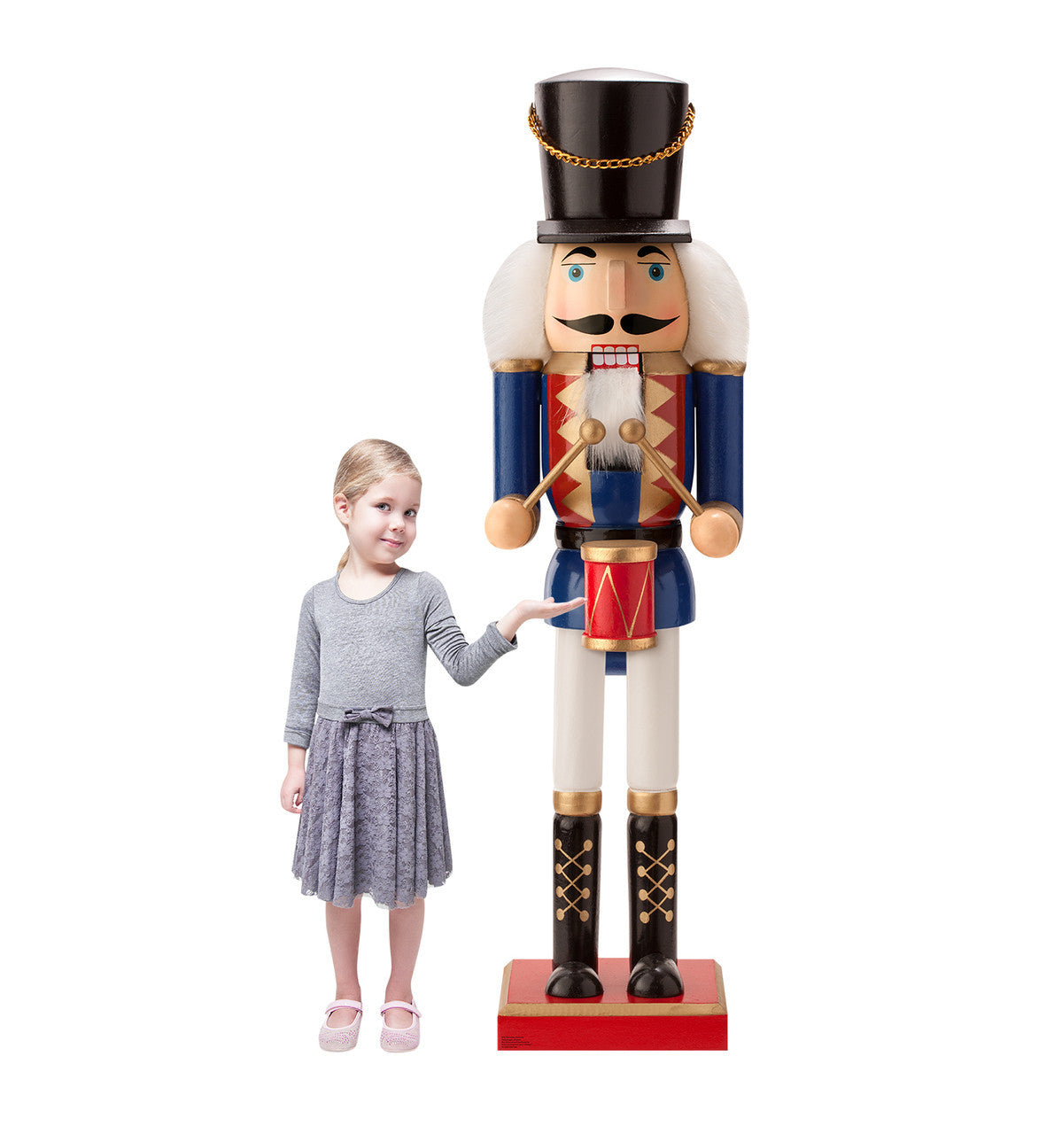 Jolly Nutcracker Drummer Cutout