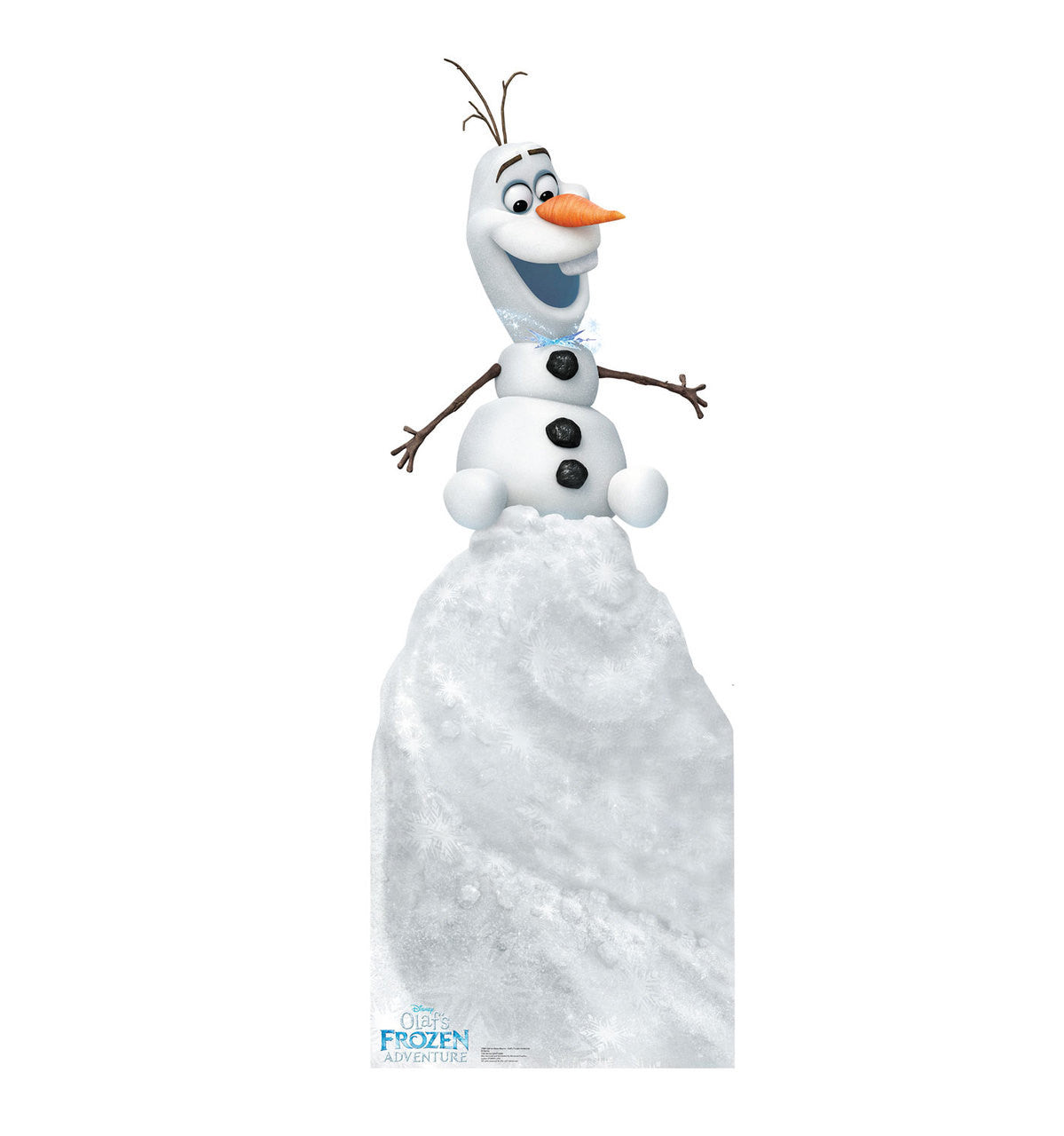 Olaf Snow Mound Lifesize Cutout