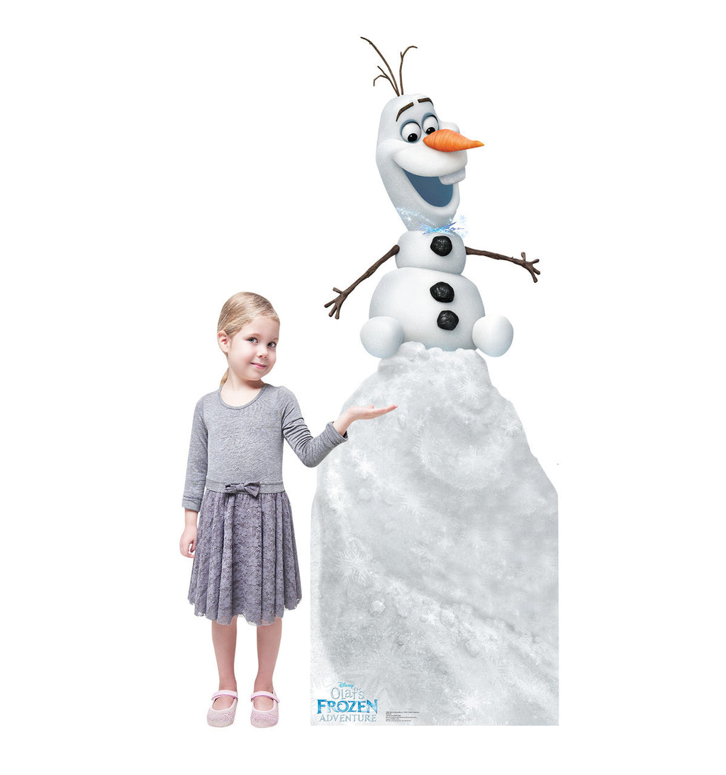 Olaf Snow Mound Lifesize Cutout