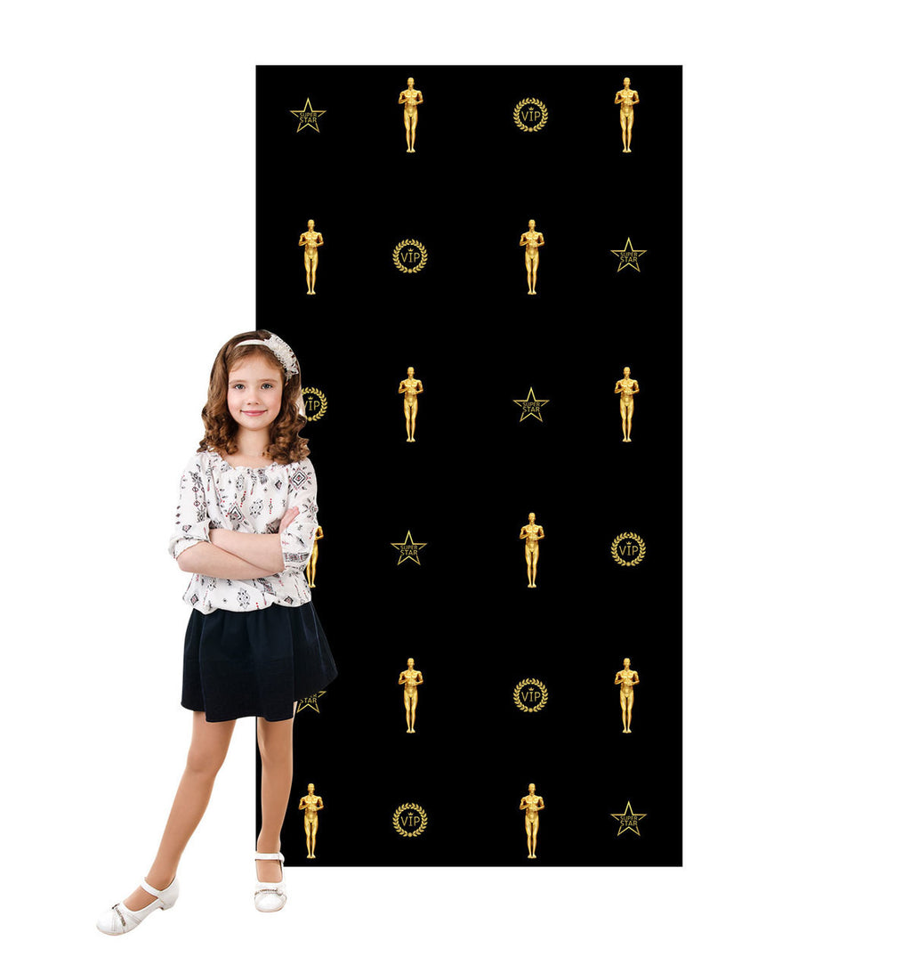 Black Runway Backdrop Cutout