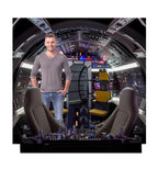 Millenium Falcon Backdrop Cutout