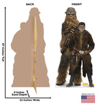 Han Solo and Chewbacca Lifesize Standee