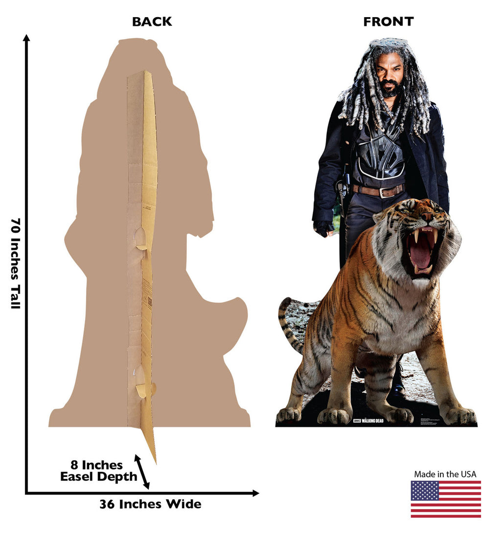 Ezekiel and Shiva Standee from The Walking Dead