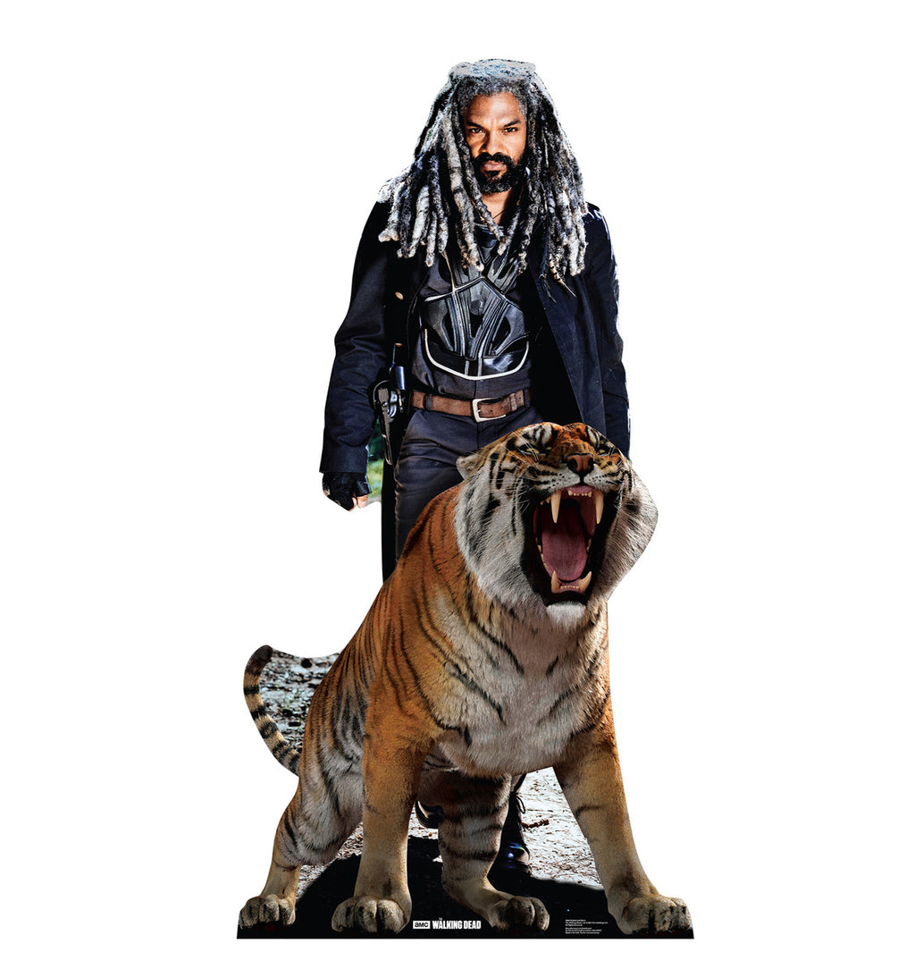 Ezekiel and Shiva Standee from The Walking Dead