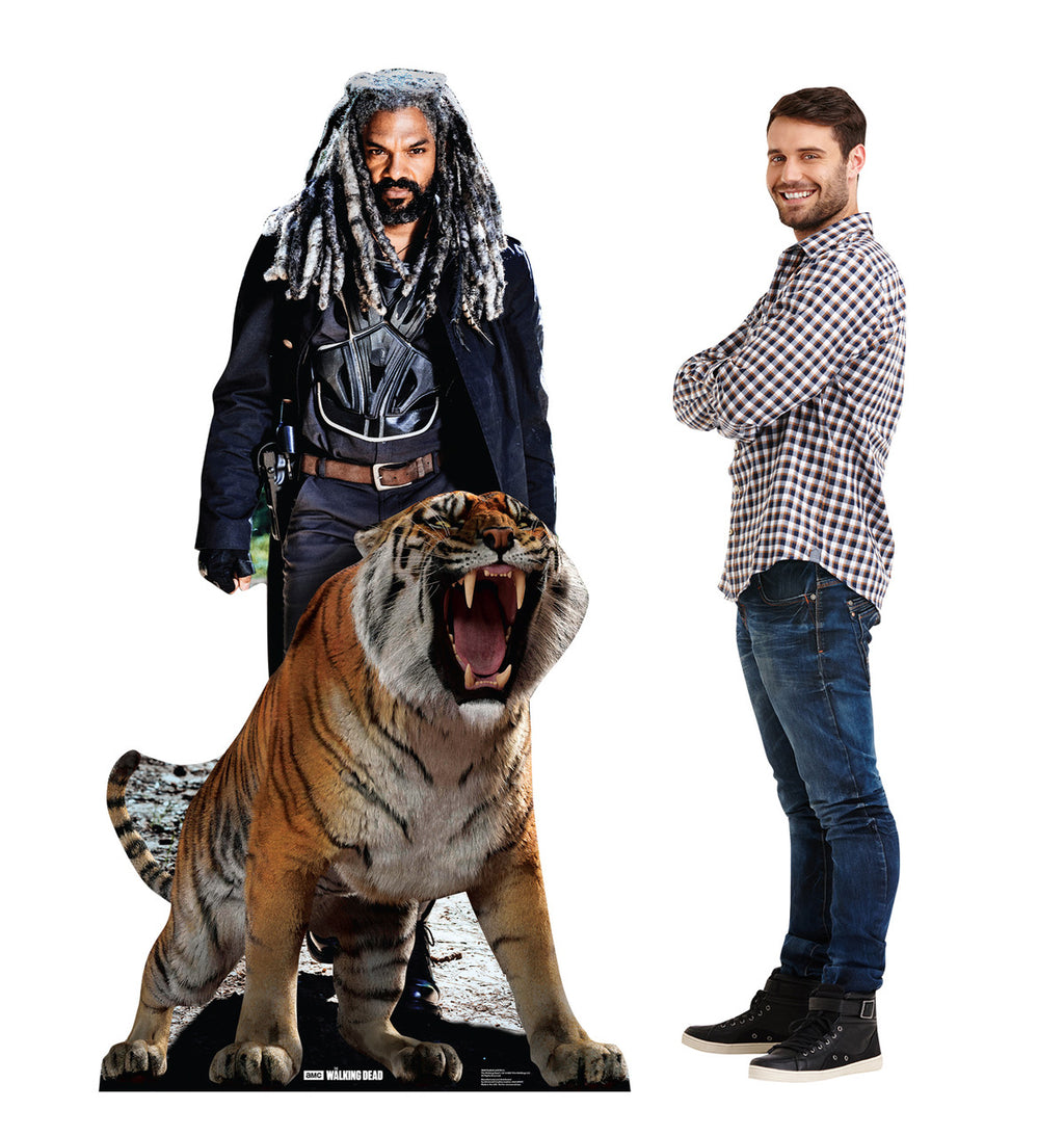 Ezekiel and Shiva Standee from The Walking Dead
