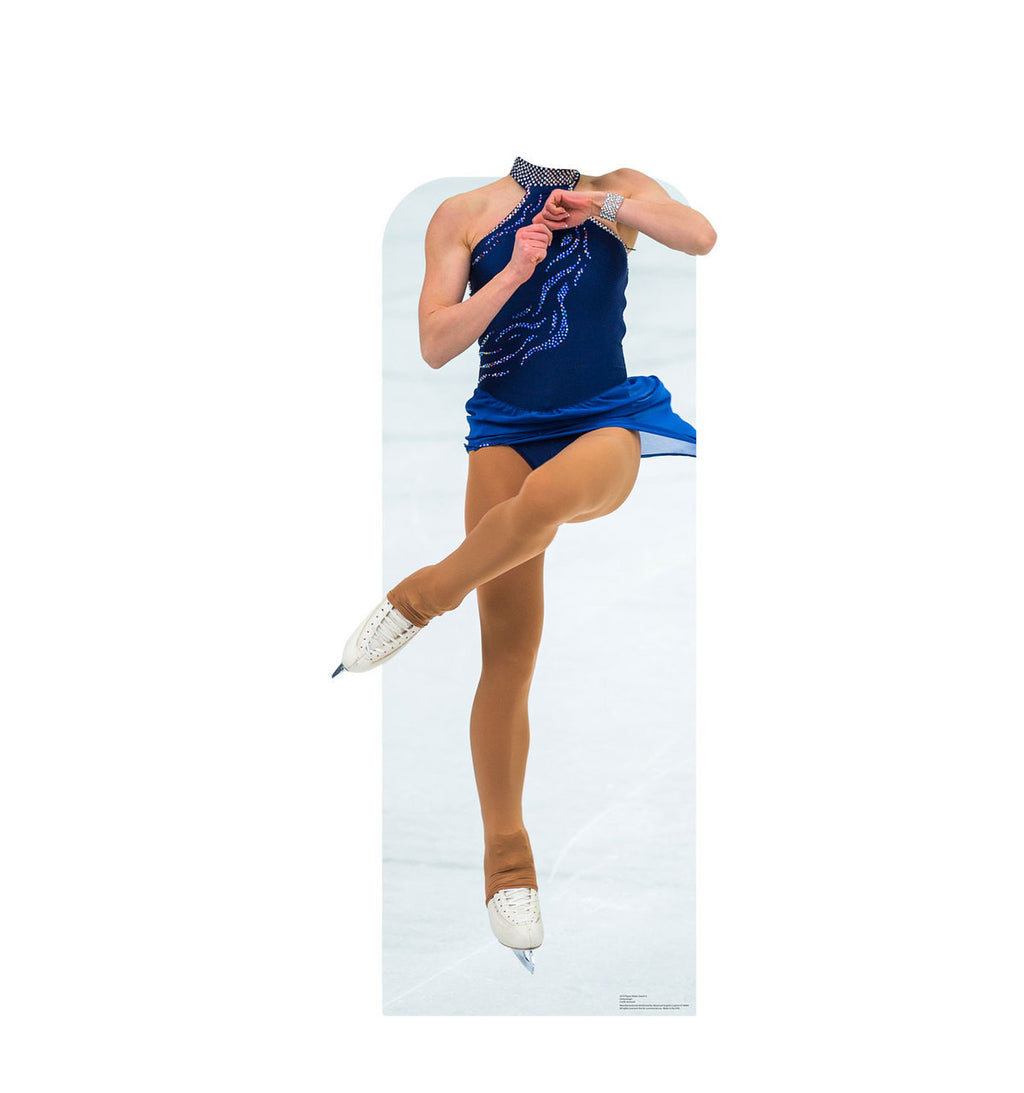 Delightful Figure Skater Cardboard Standee