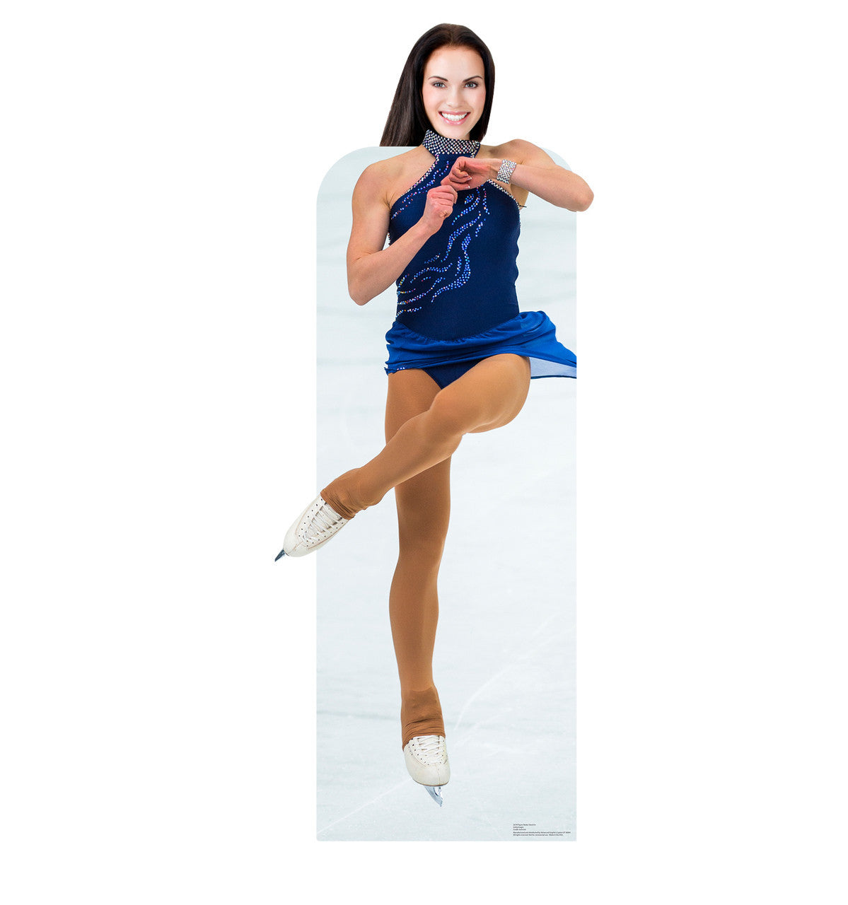 Delightful Figure Skater Cardboard Standee