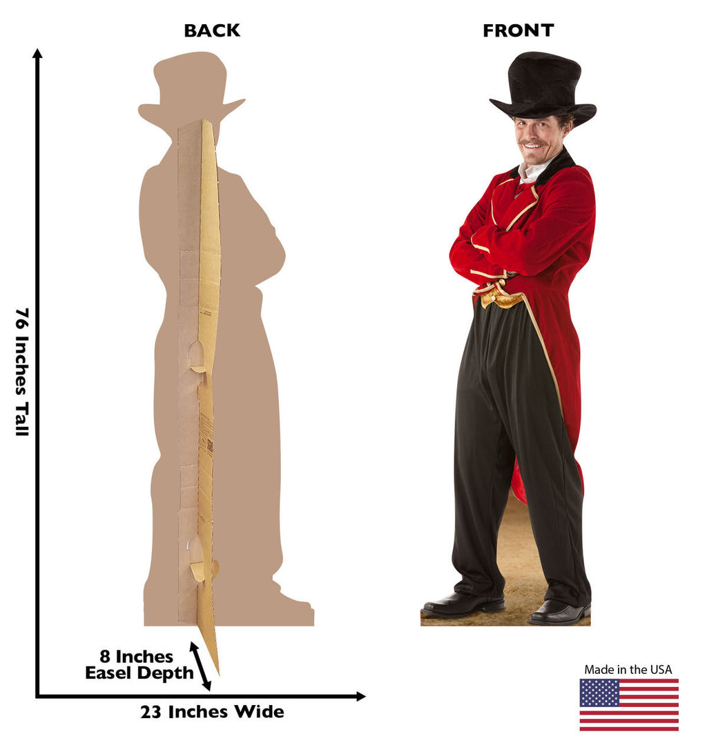 Circus Ringmaster Cardboard Cutout
