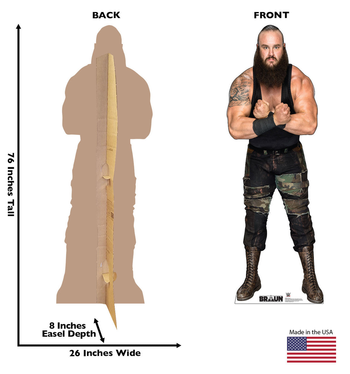 Braun Strowman Life-Size Standup
