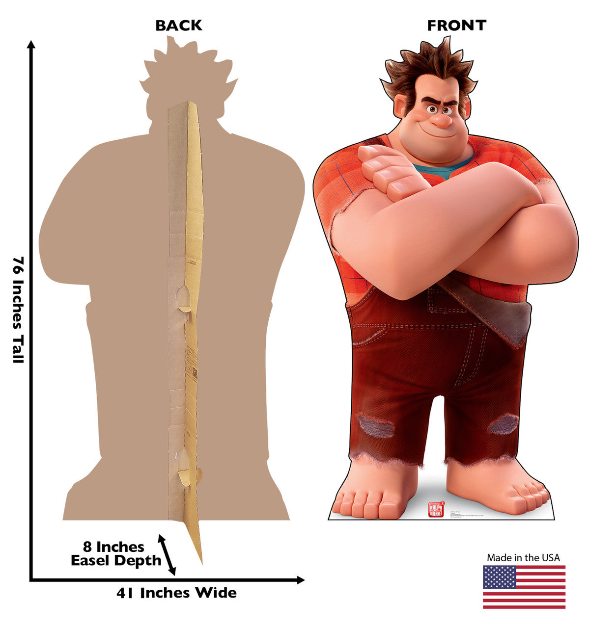Wreck-It-Ralph Lifesize Cardboard Cutout