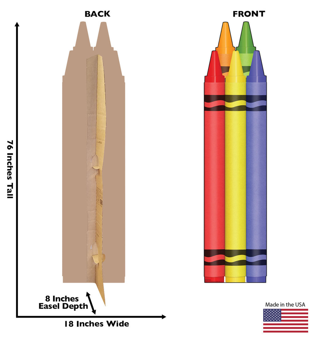 Coloring Crayons Standup