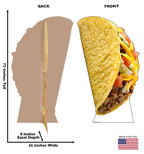 Taco Time Lifesize Cutout