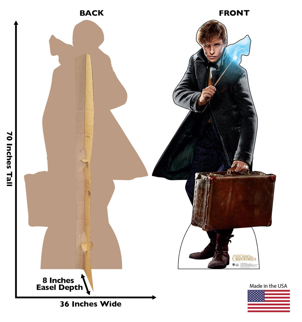 Fantastic Beasts Newt Scamander Cutout