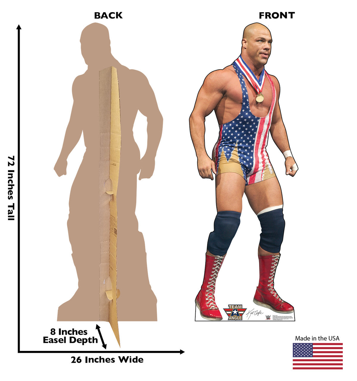 Kurt Angle Lifesize Cardboard Standee