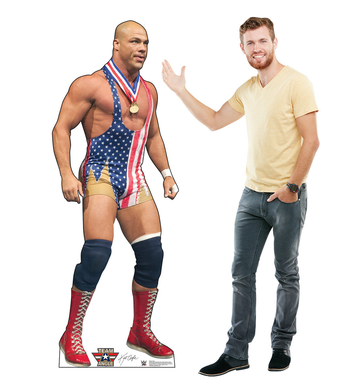 Kurt Angle Lifesize Cardboard Standee