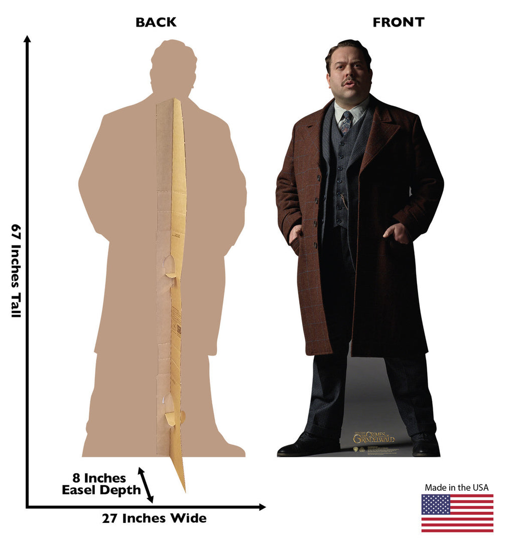 Fantastic Beasts Jacob Kowalski Lifesize Cutout