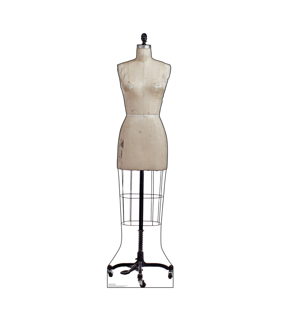 Old Dress Mannequin Standee