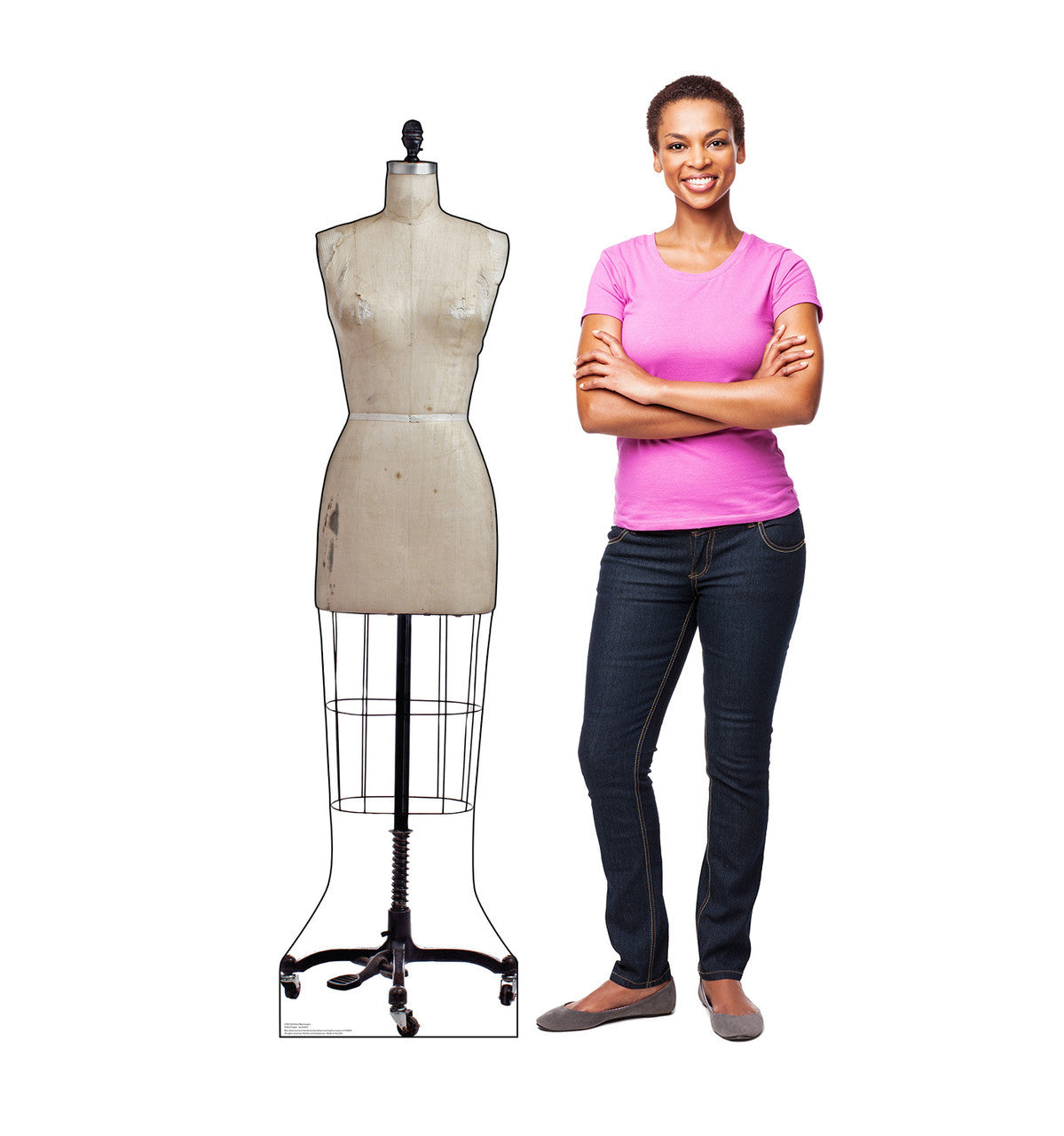 Old Dress Mannequin Standee
