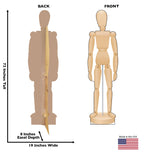 Wooden Mannequin Standup