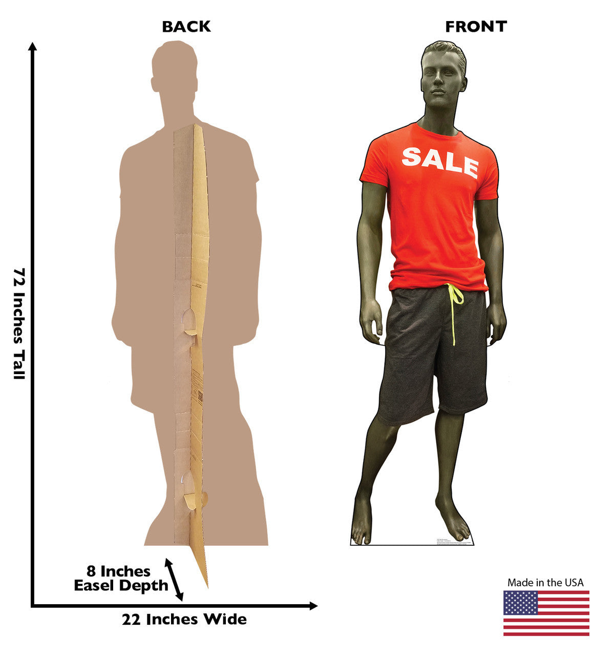 Sale Mannequin Life-Size Cutout
