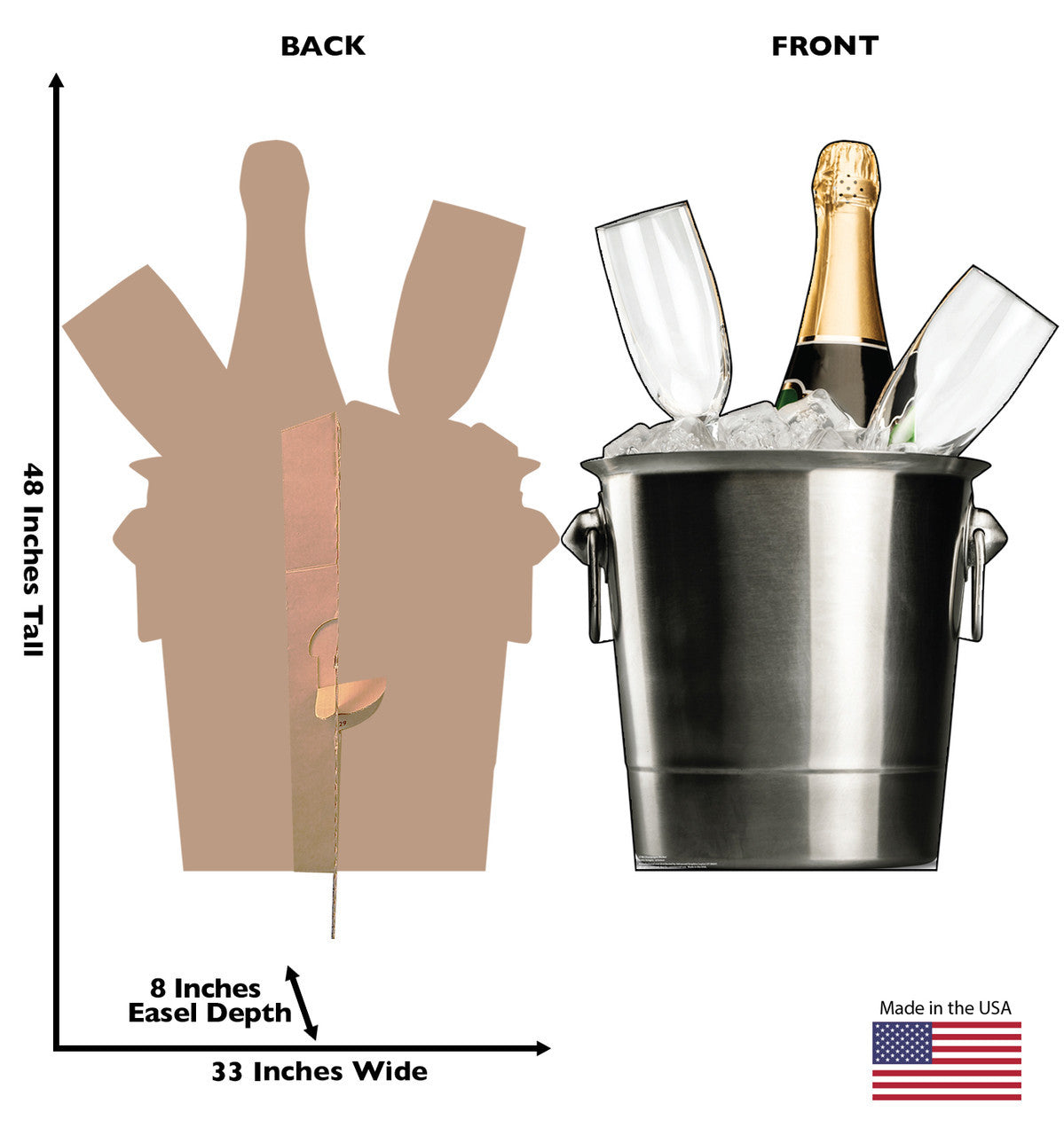 Champagne Celebration Cutout