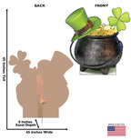 Lucky Leprechaun's Pot of Gold Cutout