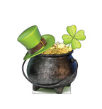Lucky Leprechaun's Pot of Gold Cutout