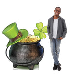 Lucky Leprechaun's Pot of Gold Cutout