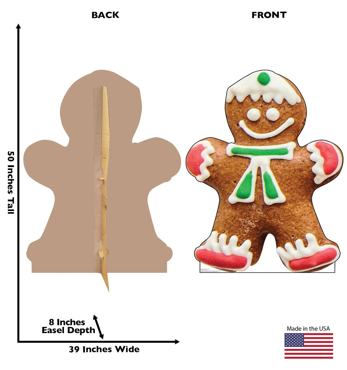 Yummy Gingerbread Man Cutout